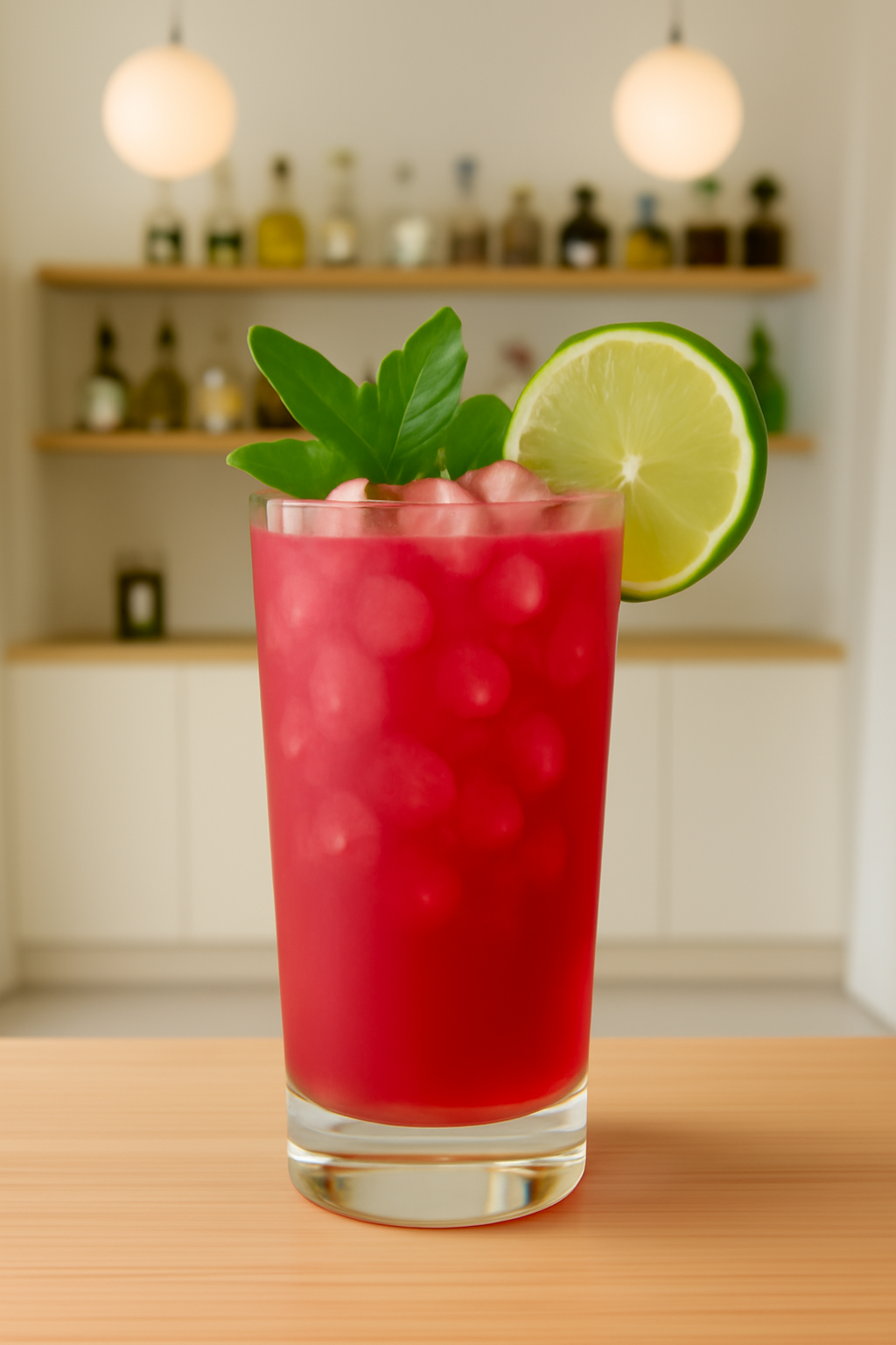 MADAMI: Ovoce v lahvi. Raspberry Lime Highball.
