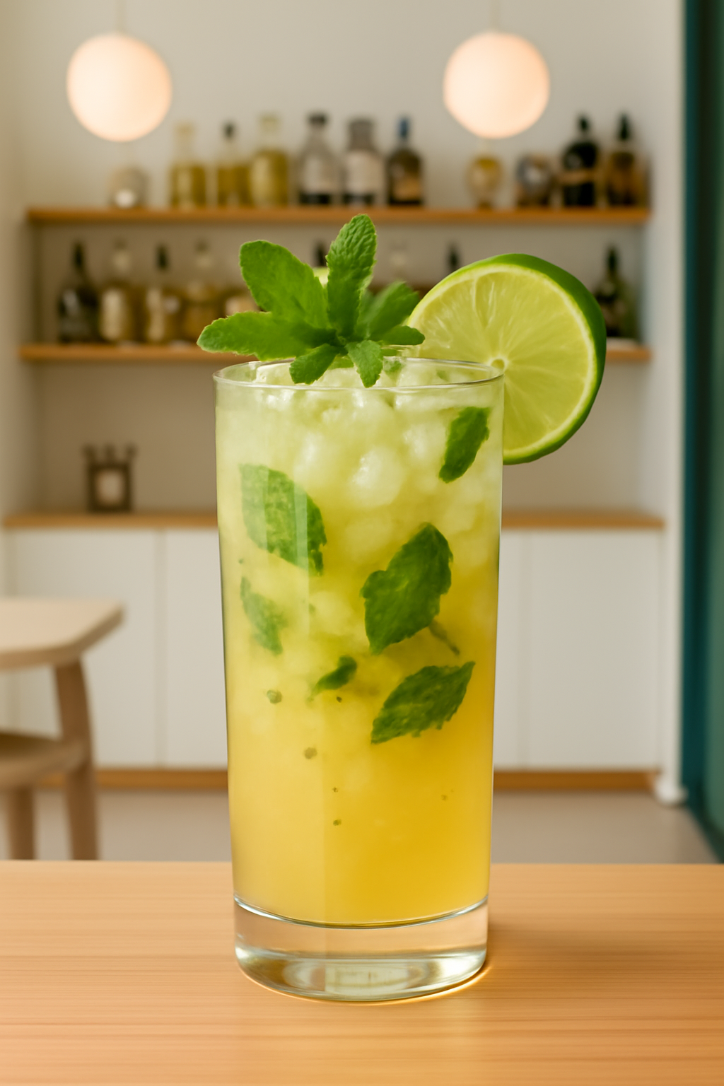MADAMI: Ovoce v lahvi. Citrus & Máta Mojito‑Style Cooler.